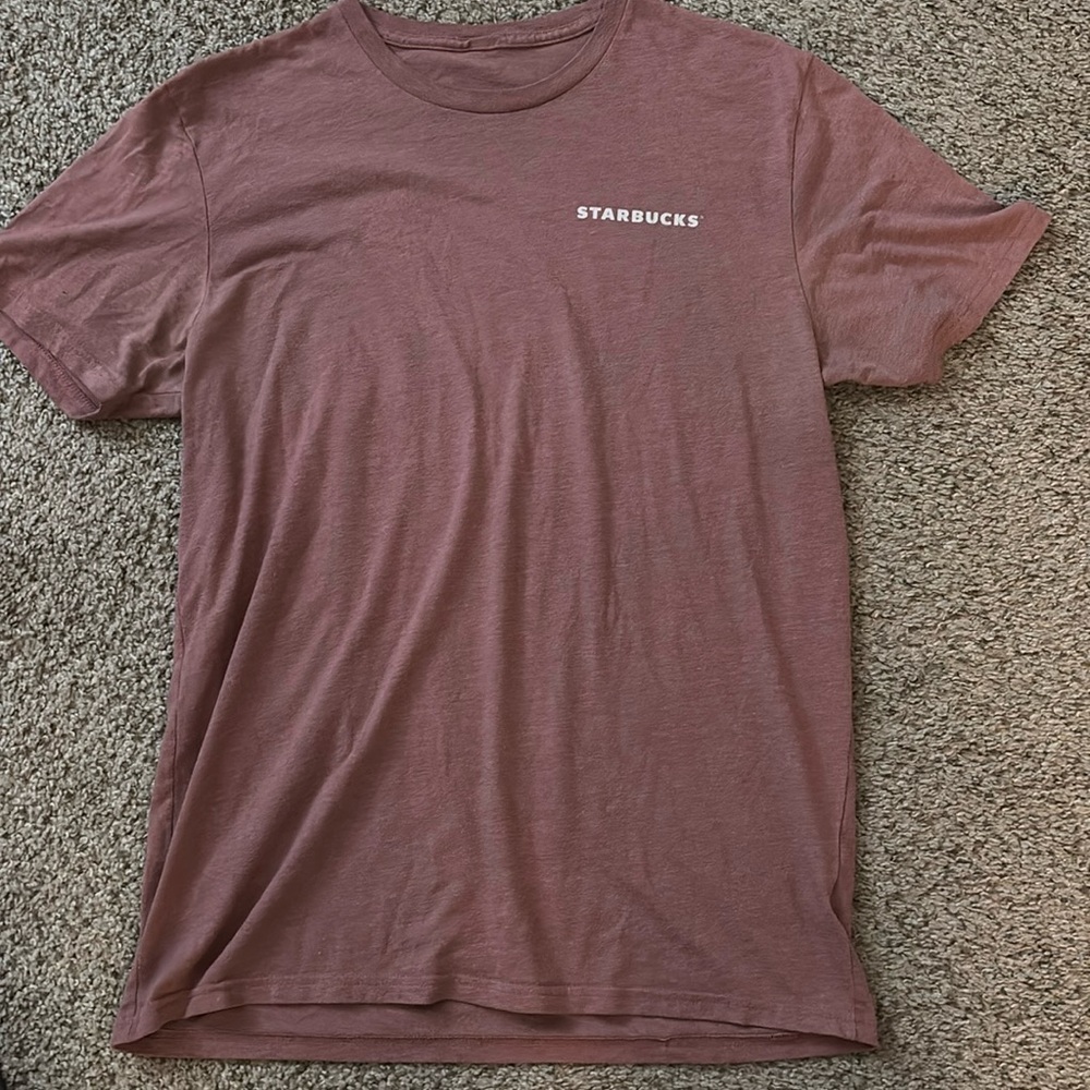 Starbucks coffee today is your day pink t shirt